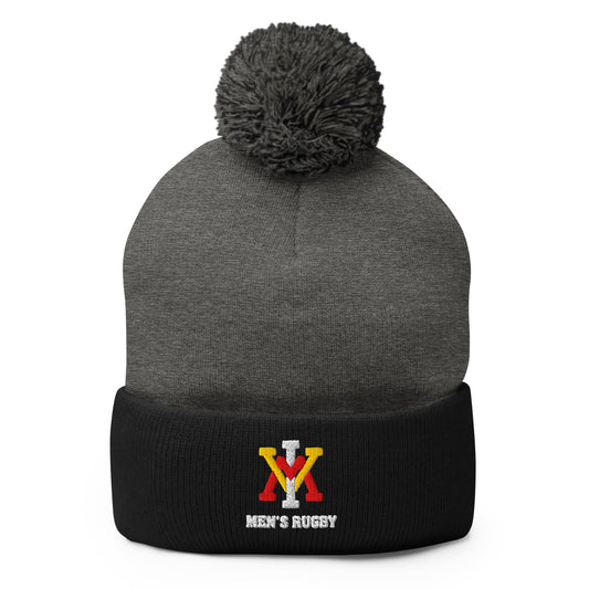Pom - Pom Beanie | Virginia Military Institute Rugby | Alt Logo