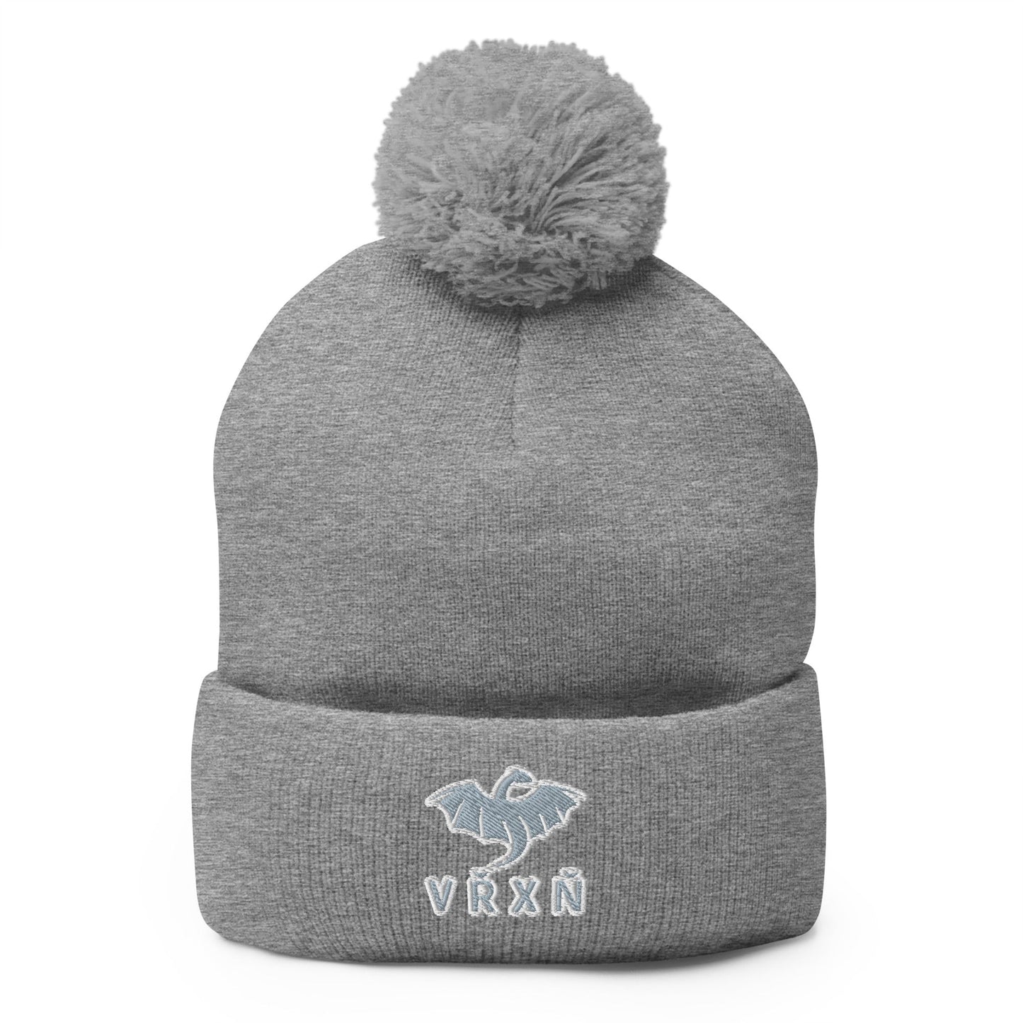 Pom - Pom Beanie | VŘXŇ | Ancient Modern Logo