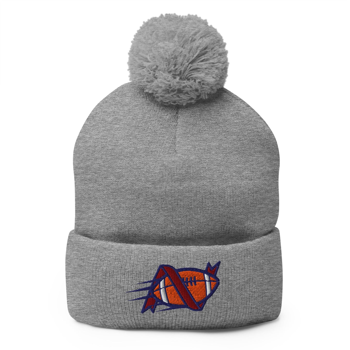 Pom - Pom Beanie | Warren Central Lady Vikes | Football Logo