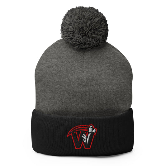 Pom - Pom Beanie | Wichita Reapers | W Logo