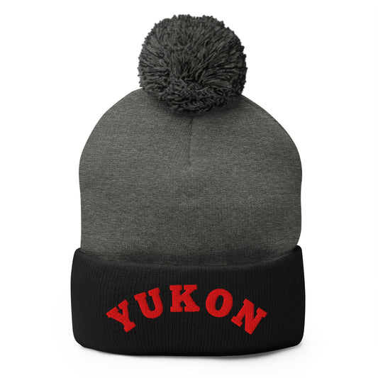 Pom-Pom Beanie | Yukon Student Council | Script Logo