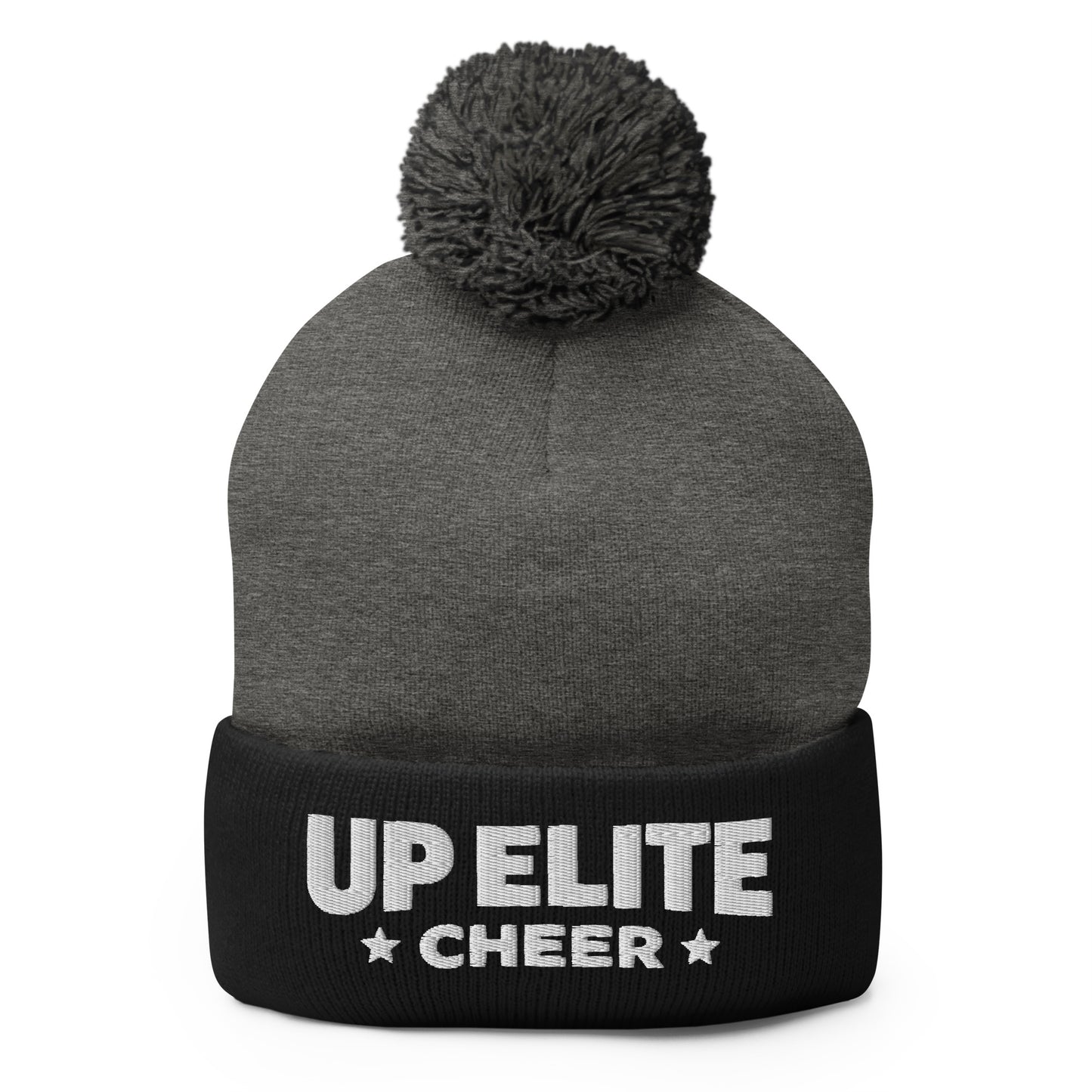 Pom-Pom Beanie | UP Elite Cheer | Script Logo
