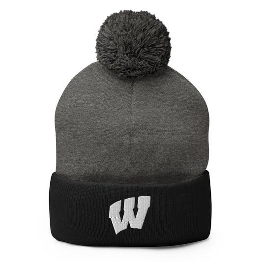 Pom-Pom Beanie | Ava | Lettermark Logo