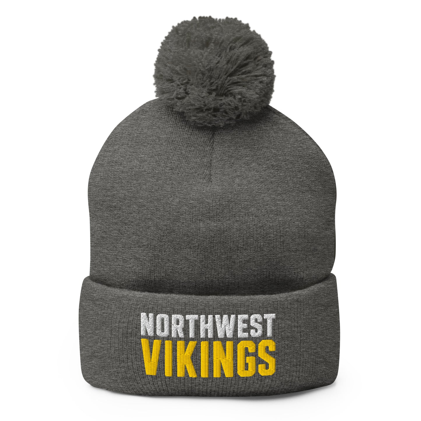 Pom-Pom Beanie | Northwest High School | Vikings Logo