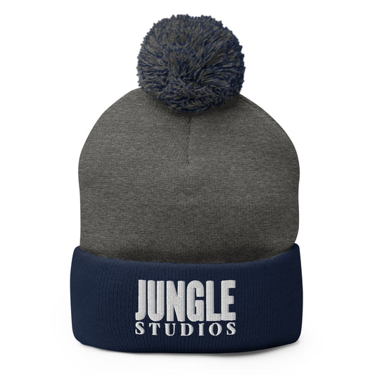 Pom-Pom Beanie | Jungle Studios | Script Logo