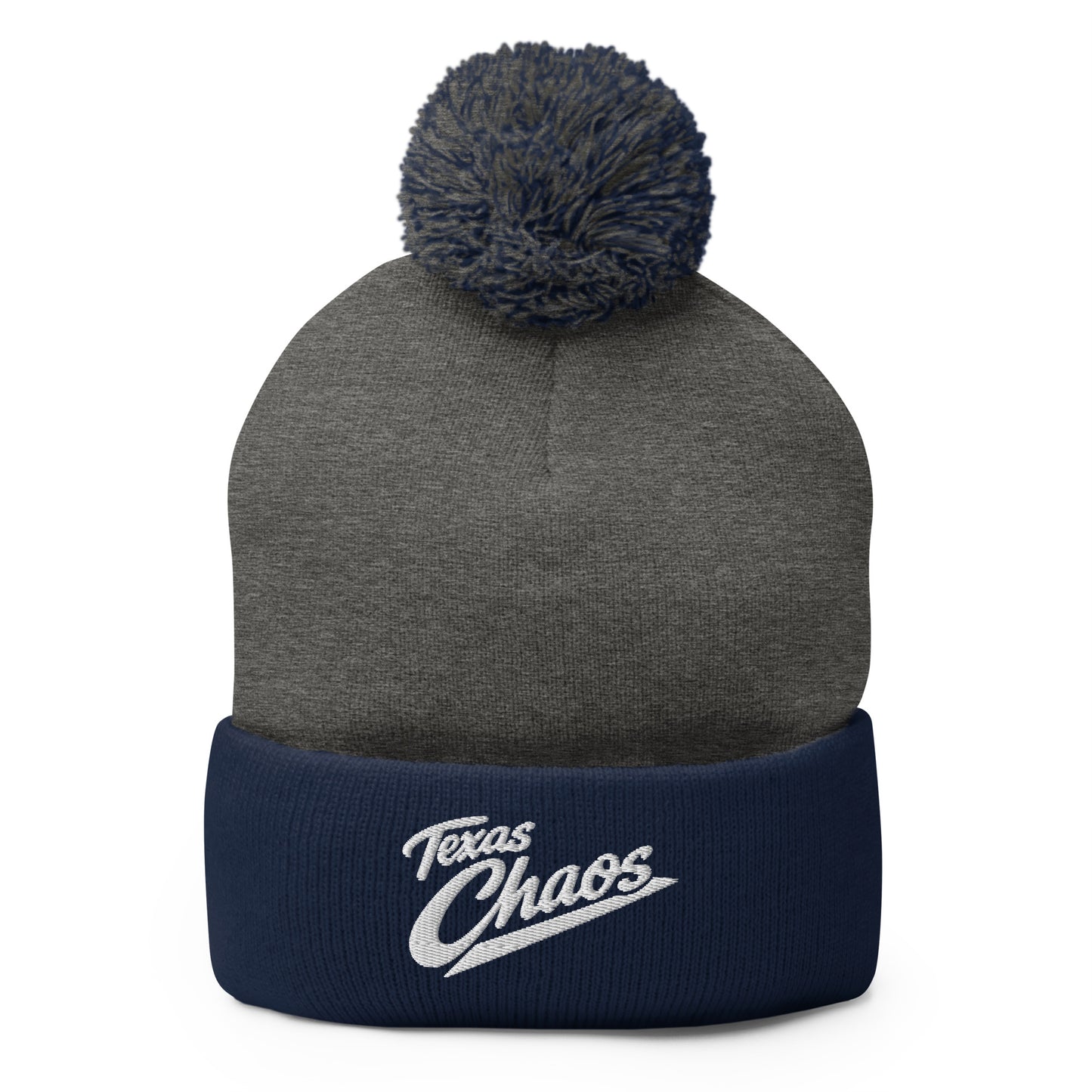 Pom-Pom Beanie | Texas Chaos | Crest Logo