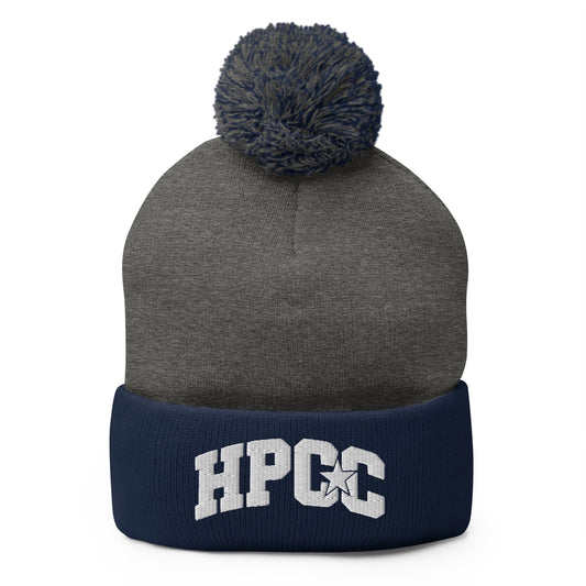 Pom-Pom Beanie | Hyde Park Cowboys | Emblem Logo