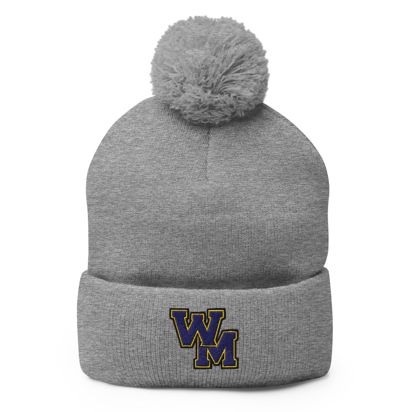 Pom-Pom Beanie | West Memphis Community Christian College Gators | WM-Mark Logo