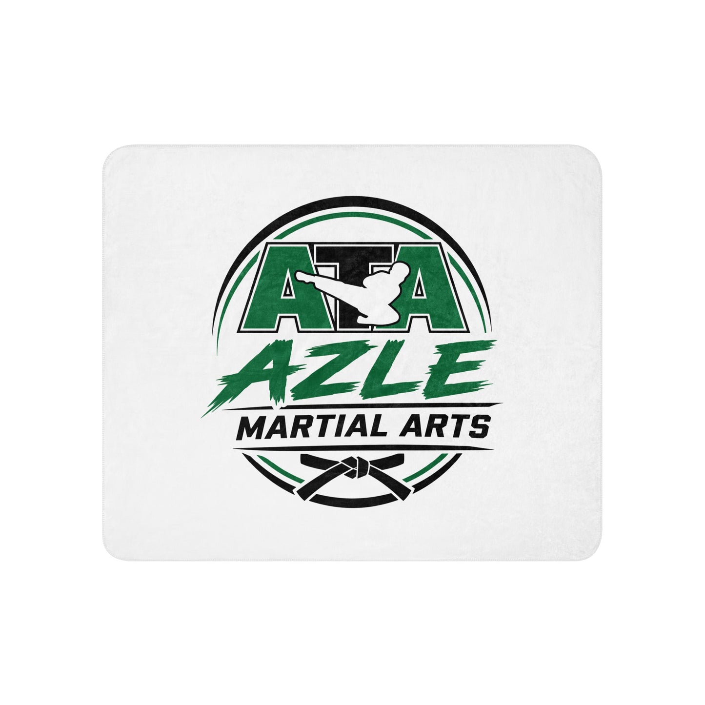 Sherpa Blanket | Azle Martial Arts | Vanguard Emblem Logo