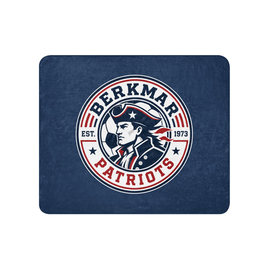 Sherpa Blanket | Berkmar High School Soccer | Badge Logo