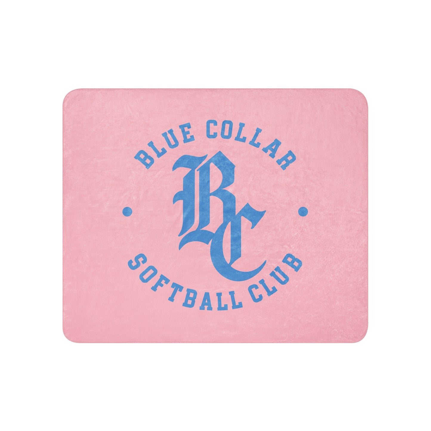 Sherpa Blanket | Blue Collar Softball 2034 | Varsity Logo