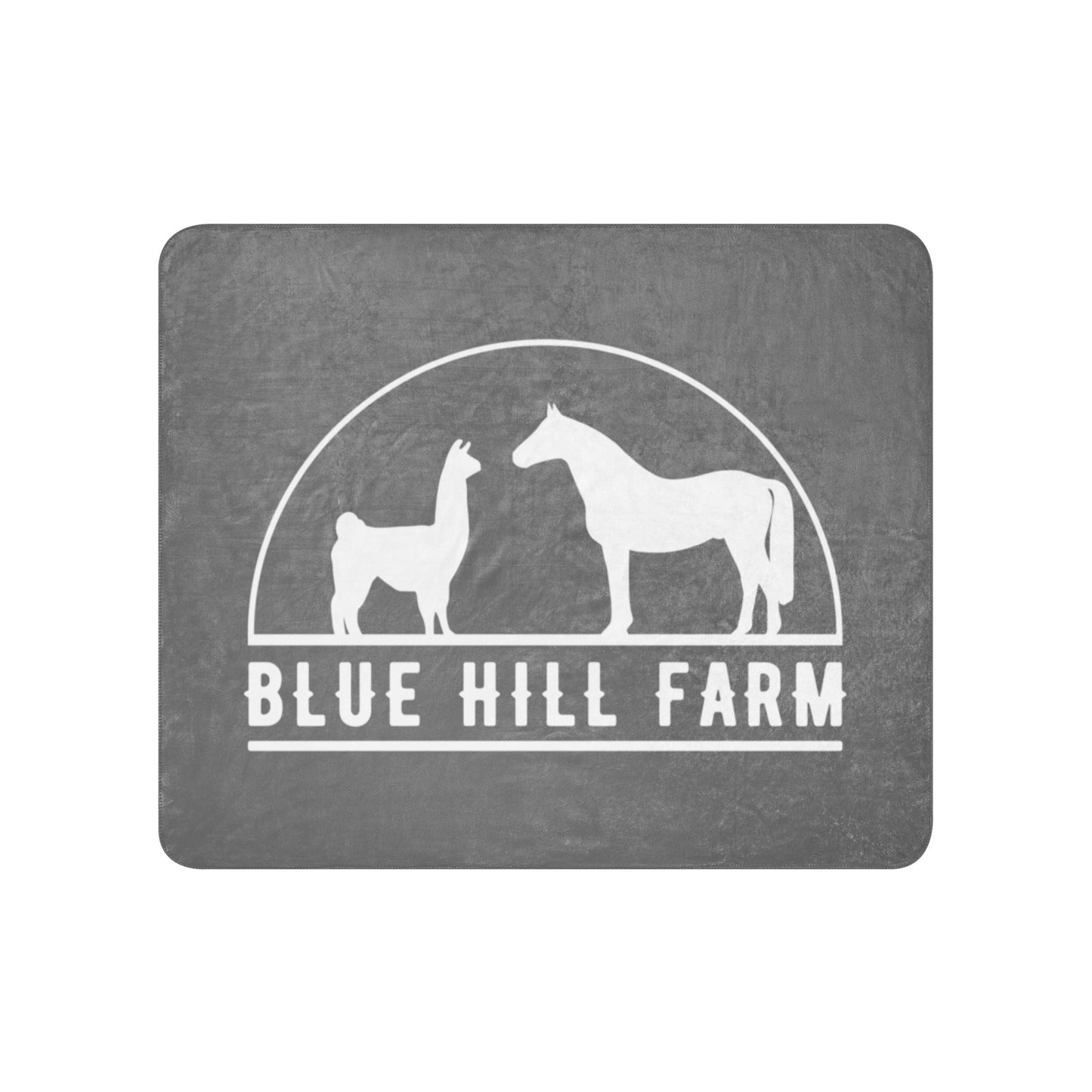 Sherpa Blanket | Blue Hill Farm | Ranch Logo