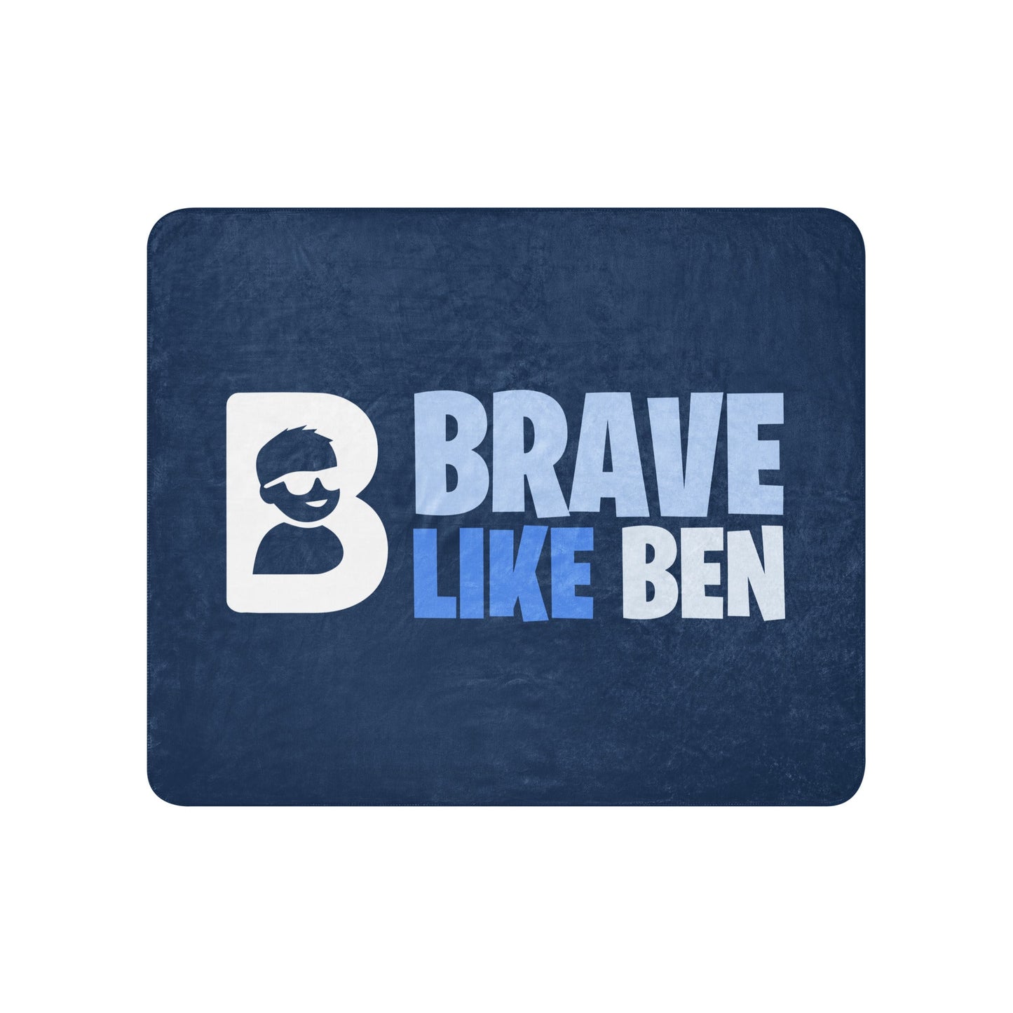 Sherpa Blanket | Brave Like Ben | Valor Logo
