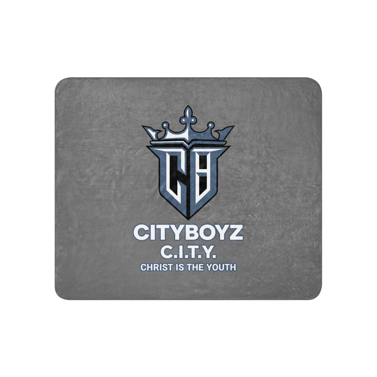 Sherpa Blanket | City Boyz Elite | Victory Royale Logo