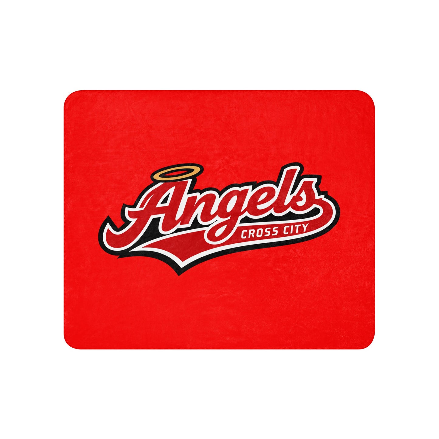 Sherpa Blanket | Cross City Angels | Halo Crest Logo