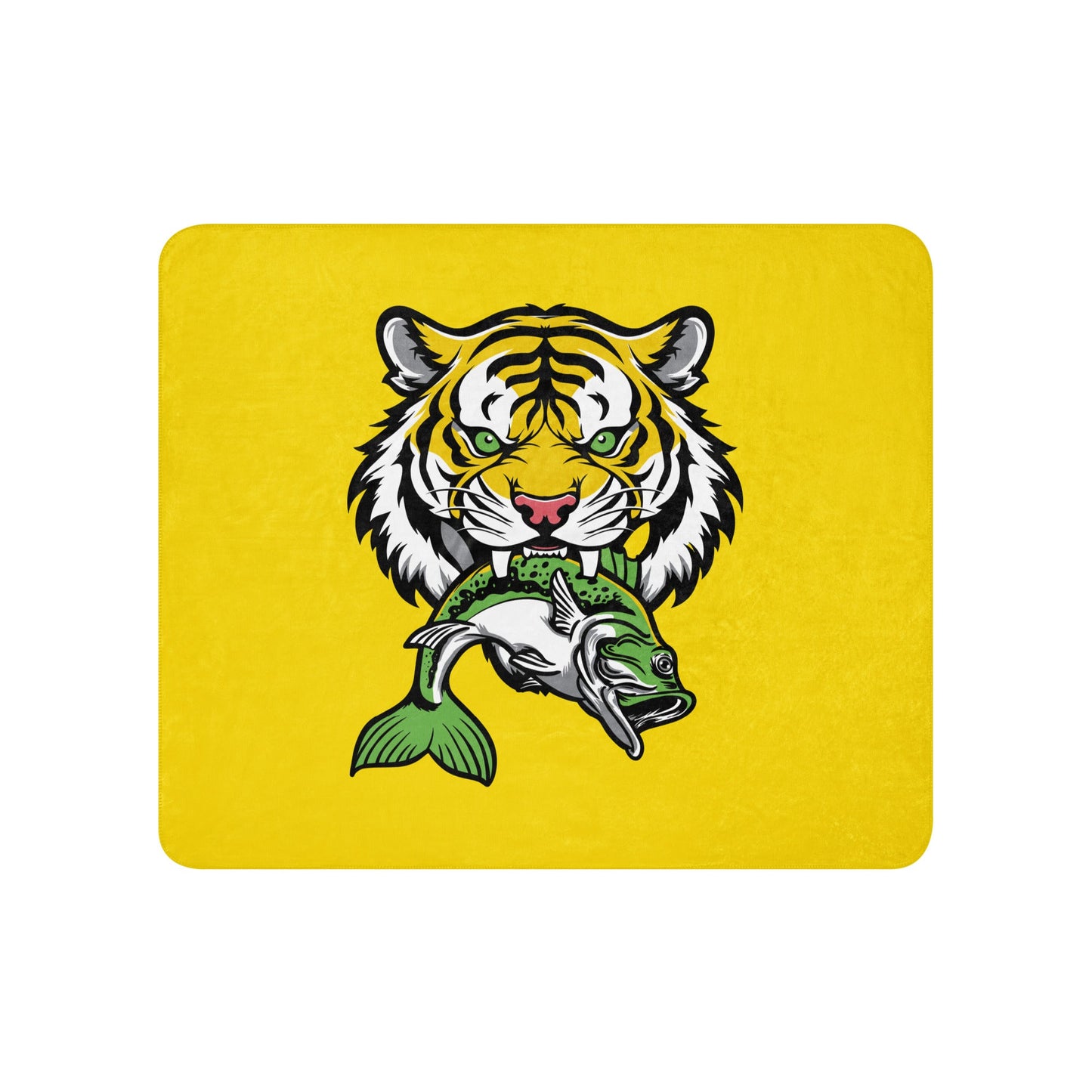 Sherpa Blanket | DeKalb Fishing Team | Mascot Logo