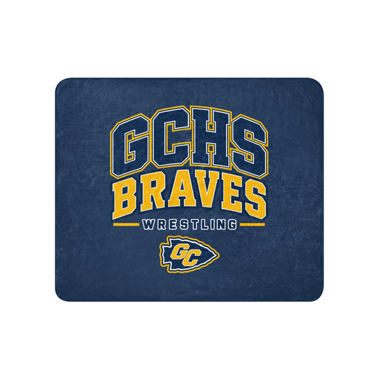 Sherpa Blanket | Grant County High School Wrestling | Vanguard Logo