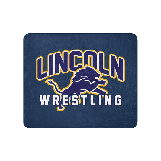 Sherpa Blanket | Lincoln High School | Crest Logo