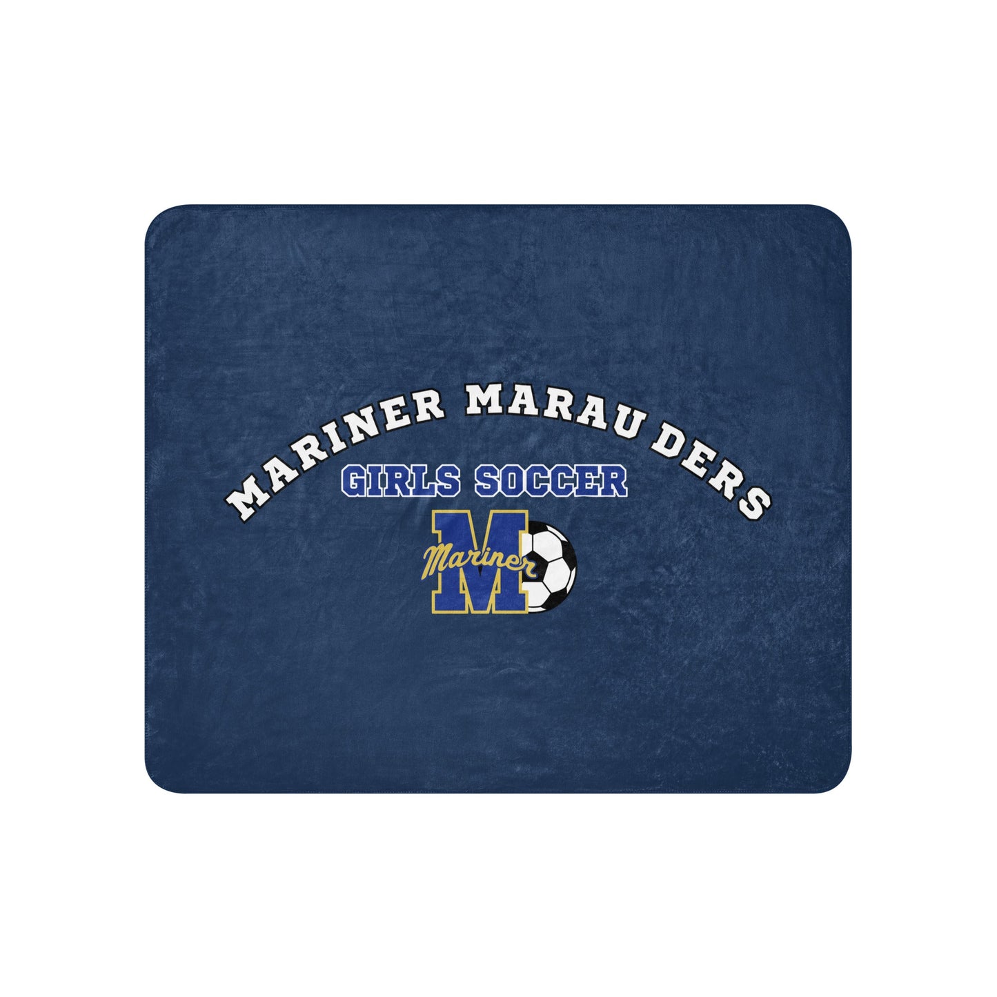 Sherpa Blanket | Mariner girls soccer | Crest Logo