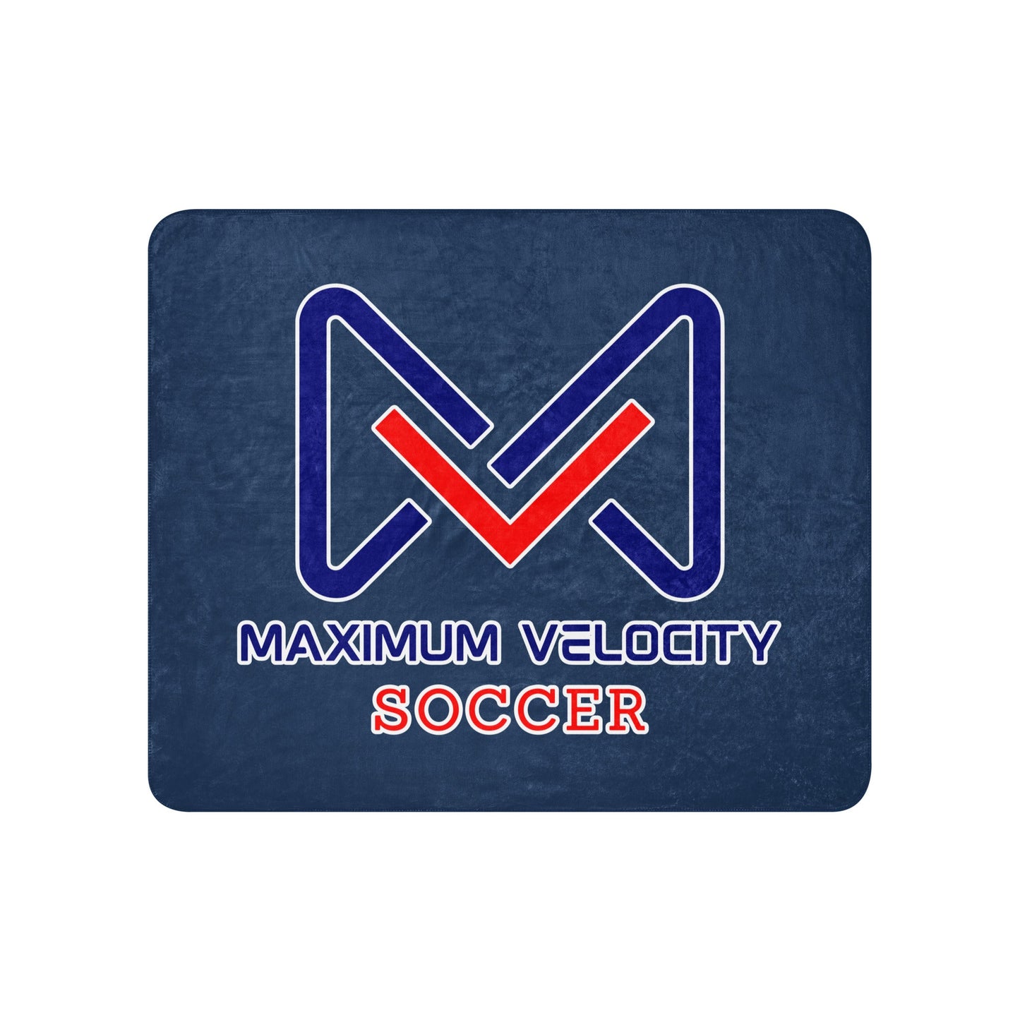 Sherpa Blanket | Maximum Velocity Youth Sports | Crest Logo