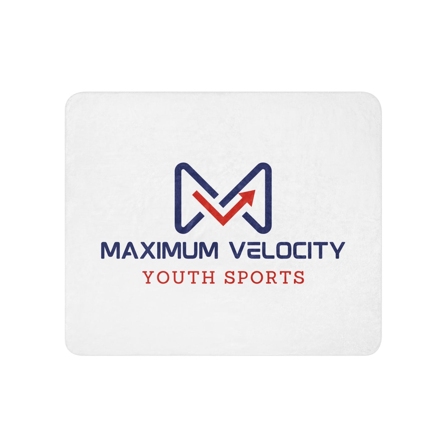 Sherpa Blanket | Maximum Velocity Youth Sports | Emblem Logo