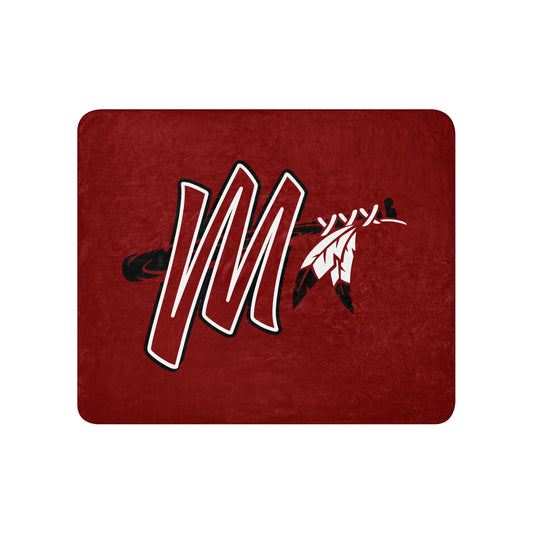 Sherpa Blanket | Mohawks Baseball 8u | Crrest Logo