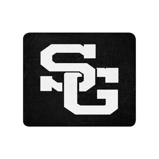 Sherpa Blanket | Mohawks Baseball 8u | Lettermark Logo