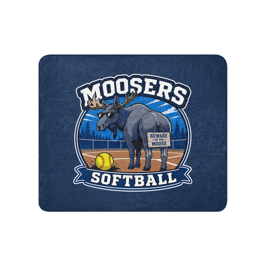 Sherpa Blanket | Moosers | Moose Diamond Mark Logo