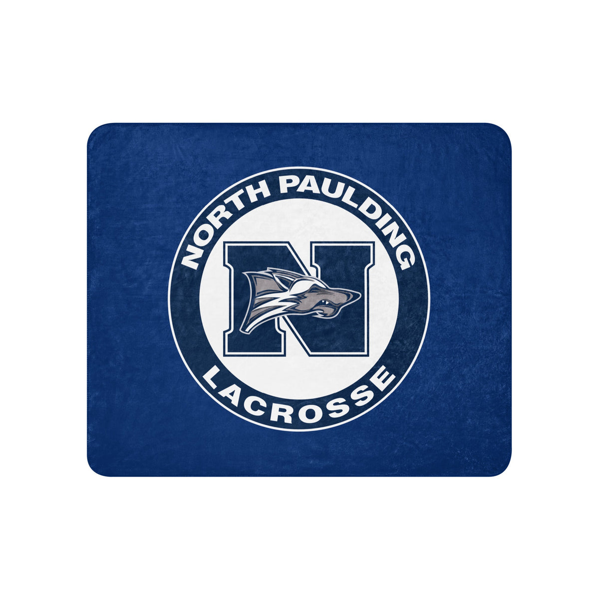 Sherpa Blanket | North Paulding Lacrosse | Badge Logo