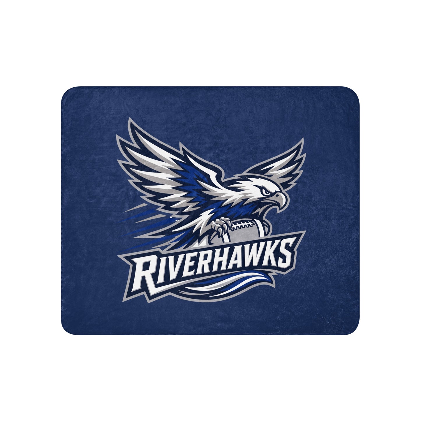Sherpa Blanket | Rochester Riverhawks | Crest Logo