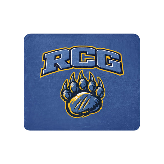 Sherpa Blanket | Rutherford County Grizzlies Football | Strike Logo