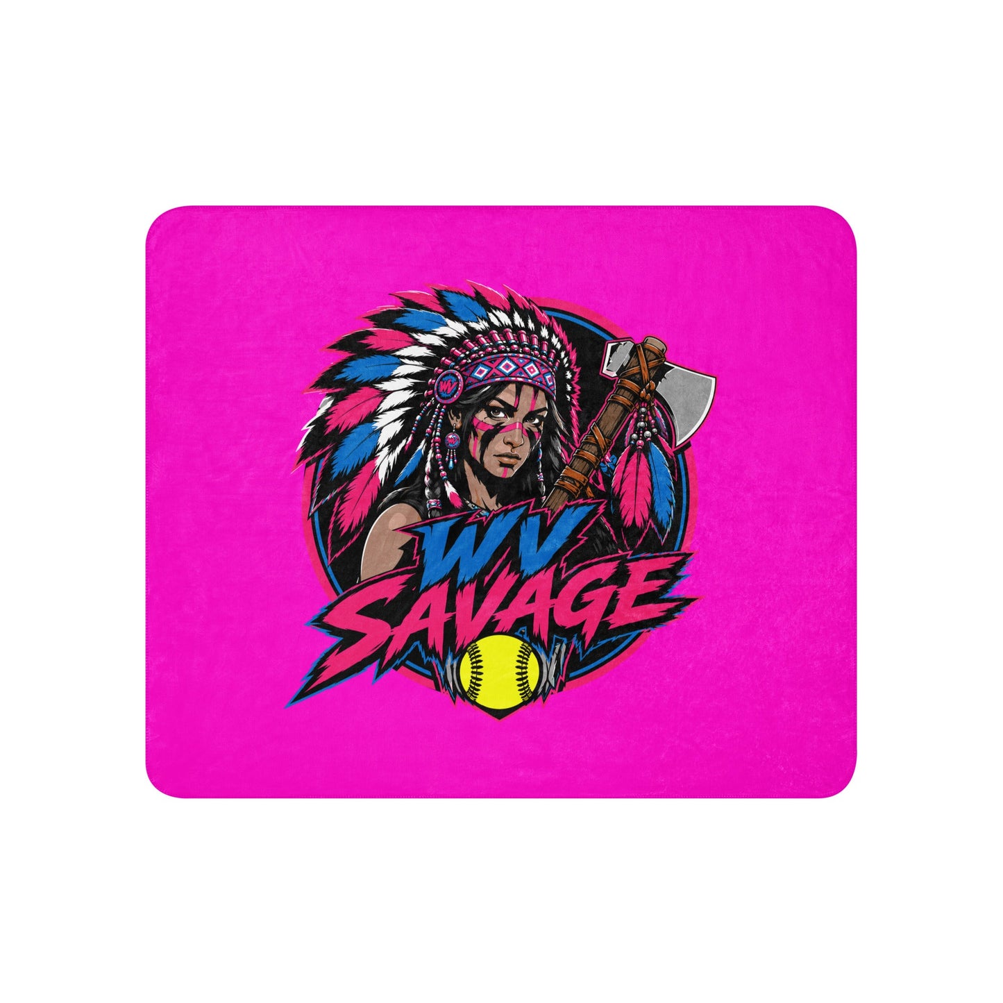 Sherpa Blanket | Savage | Crest Logo