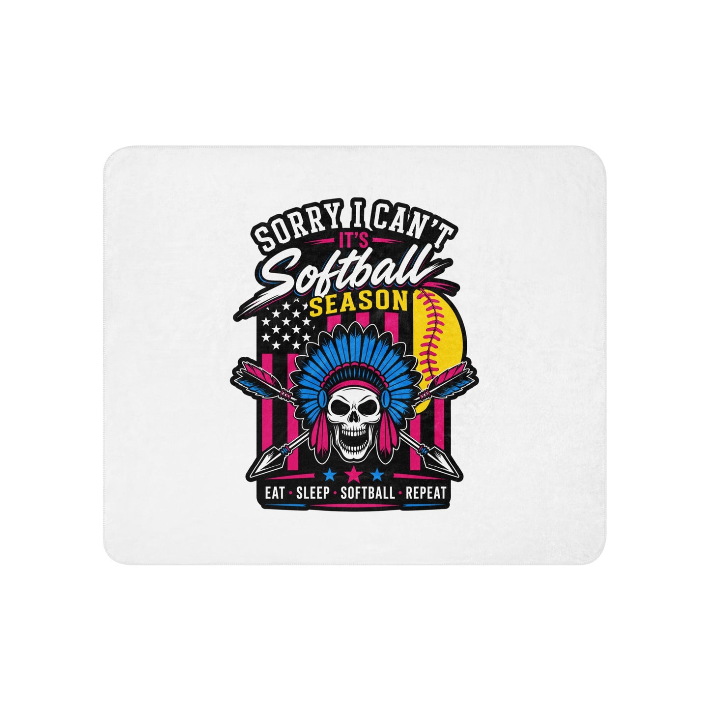 Sherpa Blanket | Savage Softball | Tribal Ace Logo