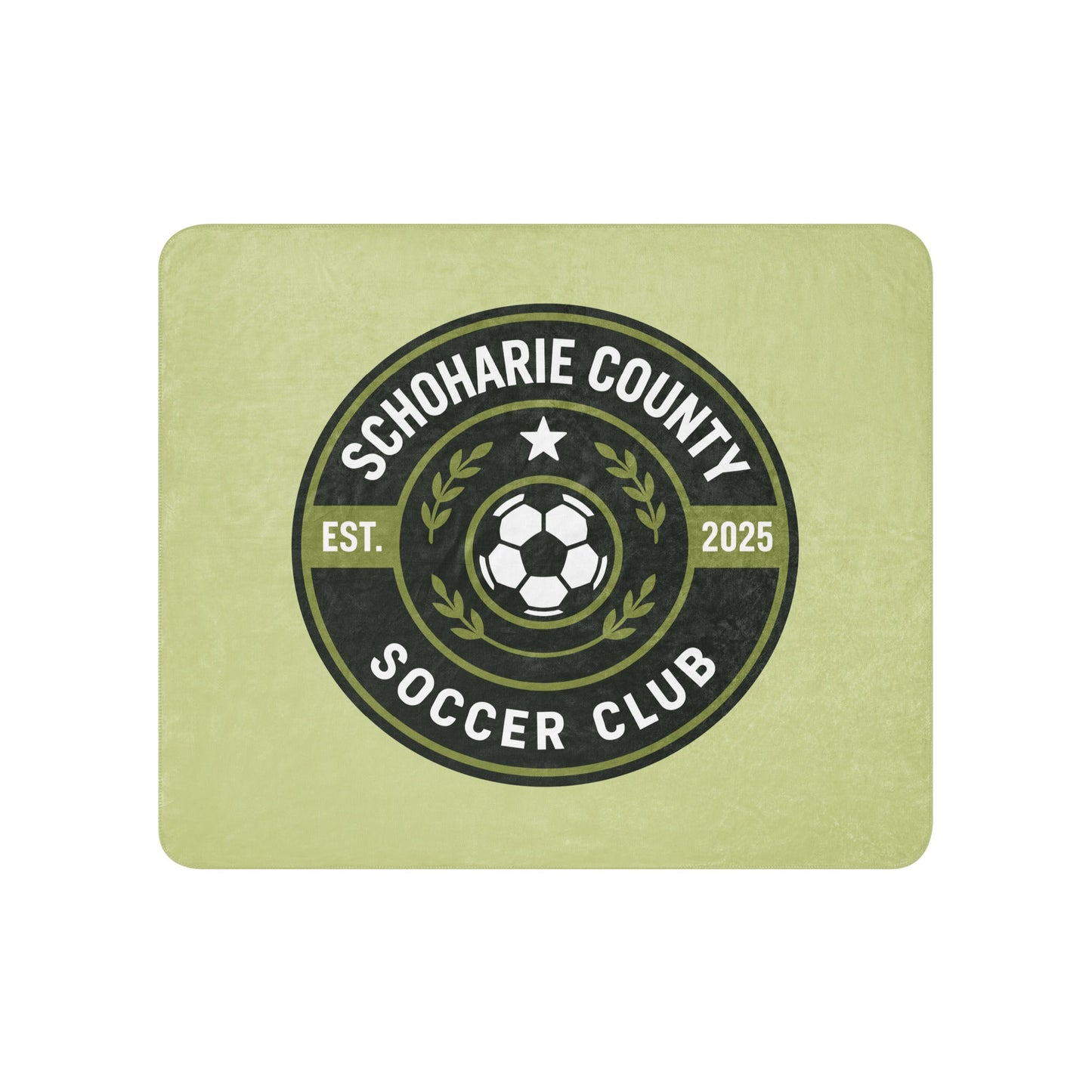 Sherpa Blanket | Schoharie County Soccer Club | Badge Logo