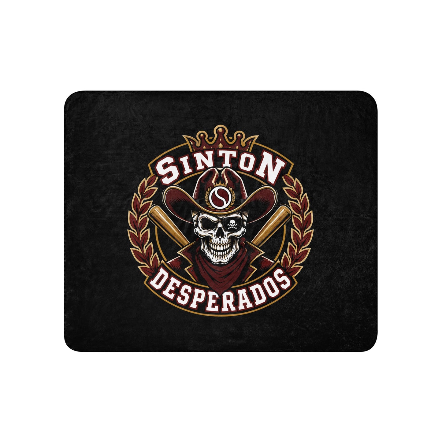 Sherpa Blanket | Sinton Desperados Baseball | Ridge Varsity Logo