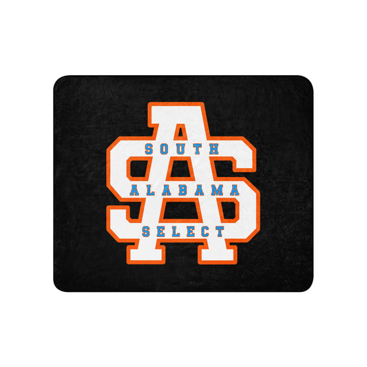 Sherpa Blanket | South Alabama Select 8U | Letter Crest Logo