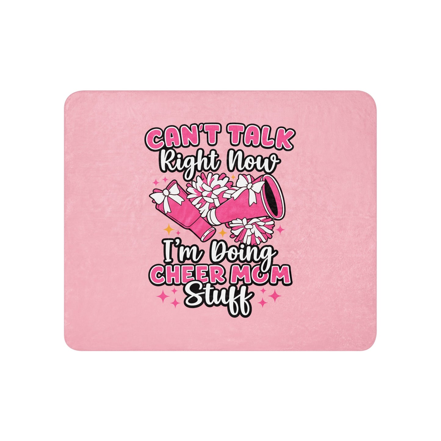 Sherpa Blanket | Sunset Surge All-Star Cheerleading | Modern Script Logo