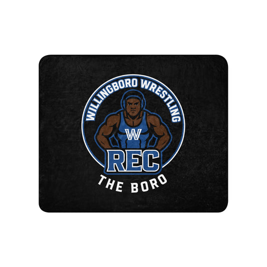 Sherpa Blanket | The Boro Brand | Wrestler Logo