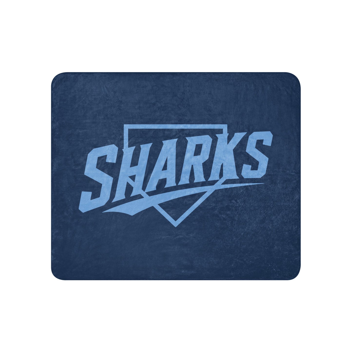 Sherpa Blanket | The Sharks Baseball Team | Crest Logo