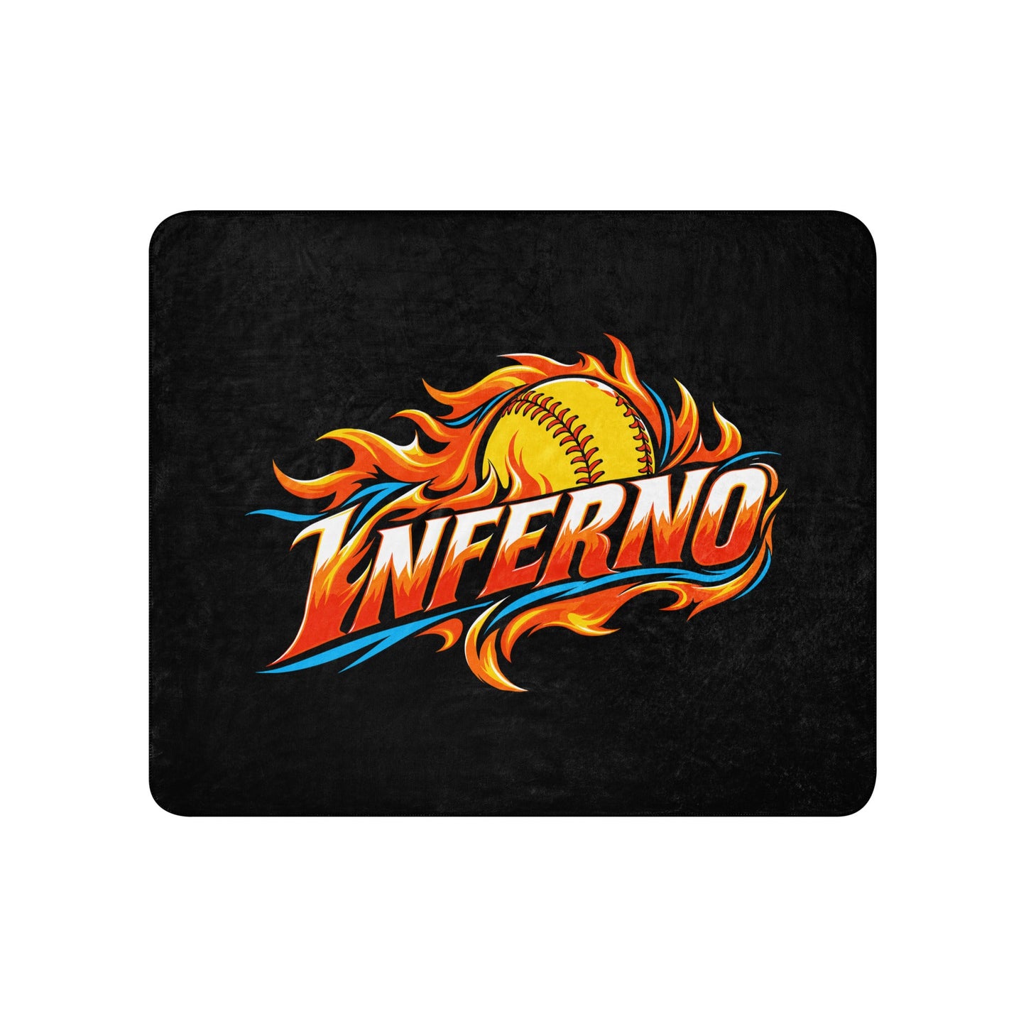 Sherpa Blanket | Treasure Coast Inferno | Crest Logo