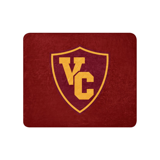 Sherpa Blanket | VCMS cheer | Shield Logo