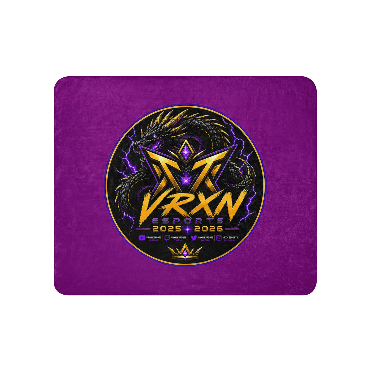 Sherpa Blanket | VŘXŃESPORT | Titan Crest Logo