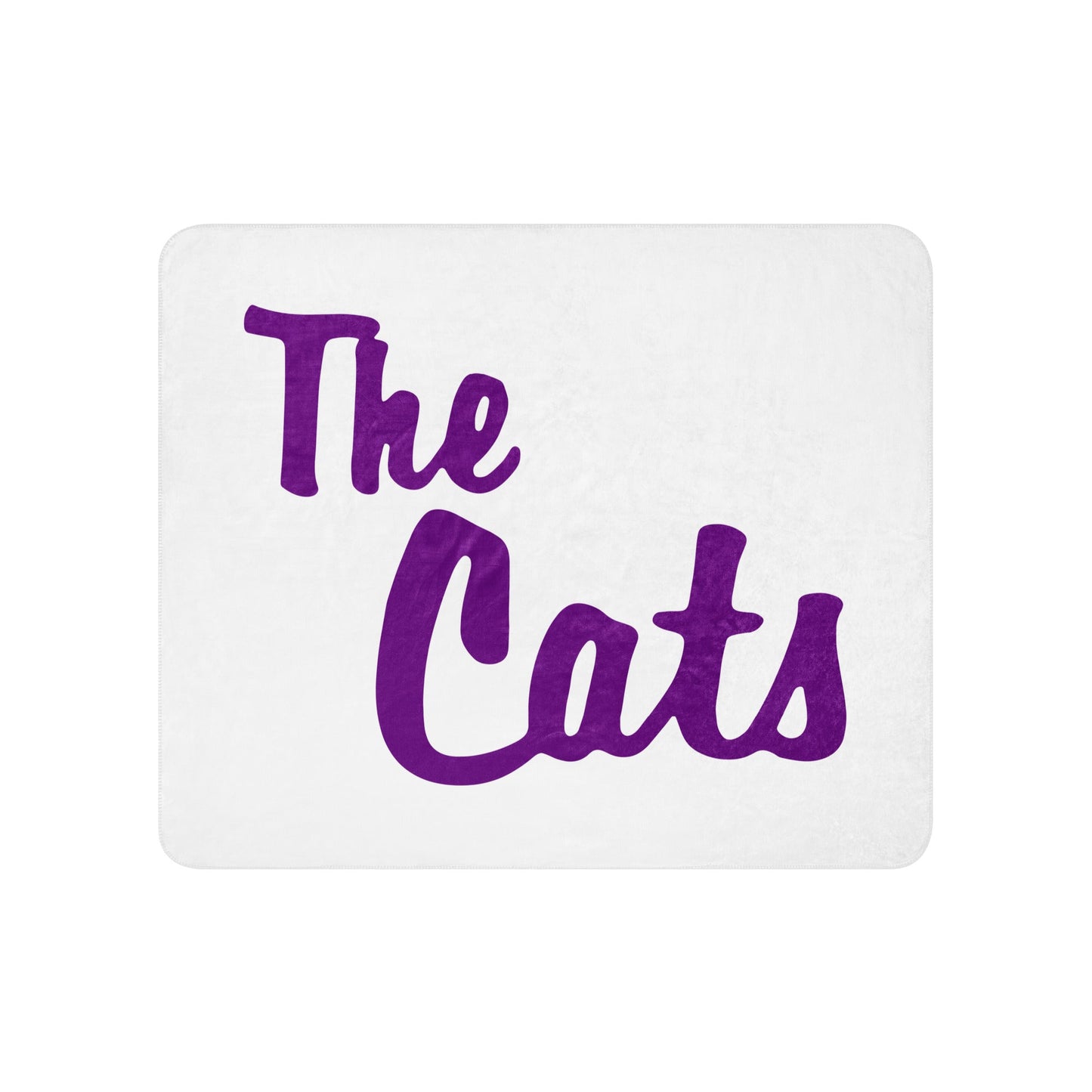 Sherpa Blanket | Western Carolina Ultimate | Cats Wordmark Logo