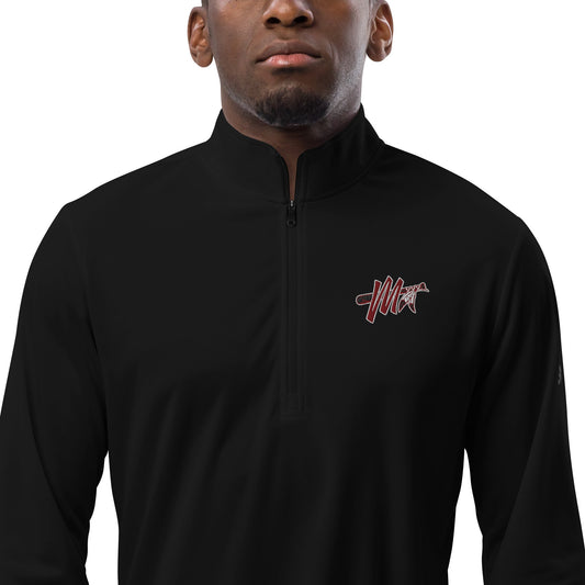 Signature | Adidas Quarter - Zip Pullover | Mohawks | M - Mark Logo