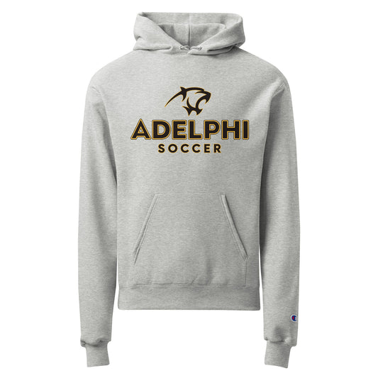 Signature | Champion Hoodie | Adelphi Womens Soccer | Vanguard Mark Logo