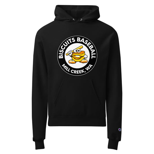 Signature | Champion Hoodie | Biscuits Baseball MCLL | Mascot Logo