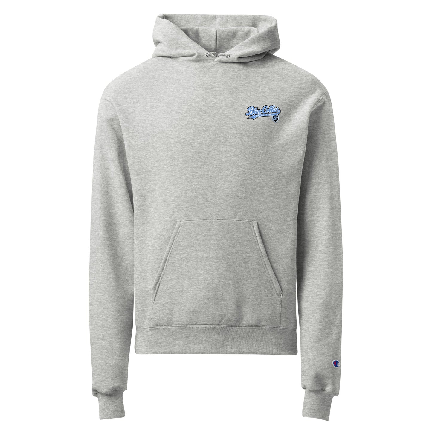 Signature | Champion Hoodie | Blue Collar Softball 2034 | Ironclad Logo