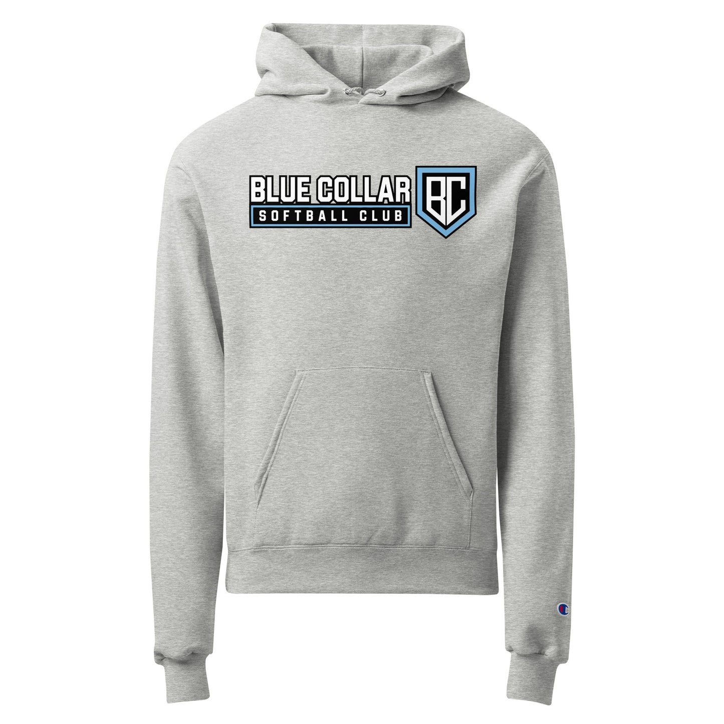 Signature | Champion Hoodie | Blue Collar Softball 2034 | Vanguard Logo
