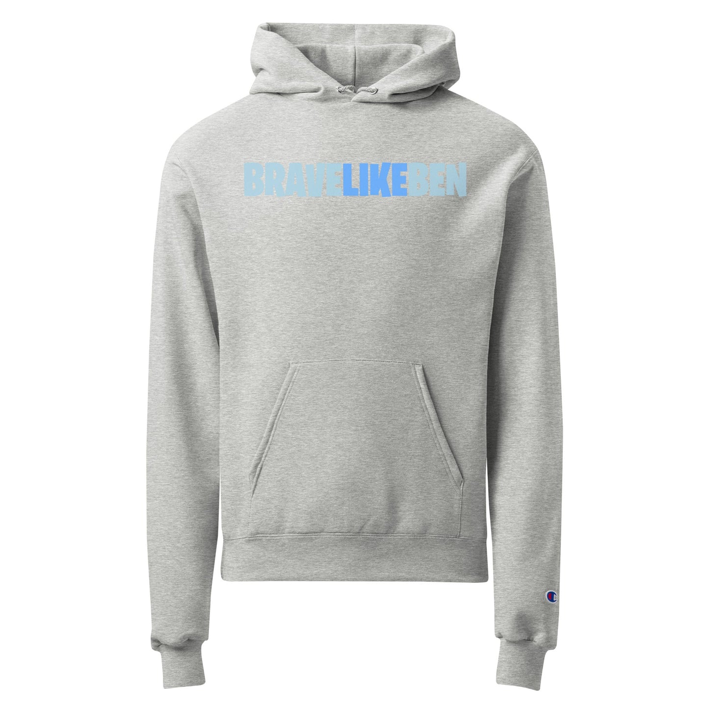 Signature | Champion Hoodie | Brave Like Ben | Wordmark Logo