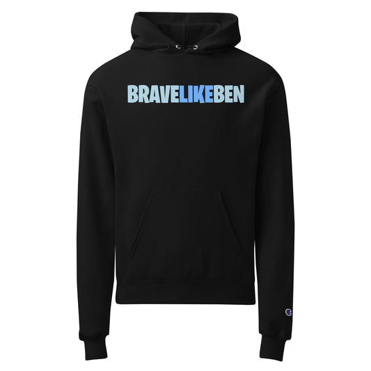 Signature | Champion Hoodie | Brave Like Ben | Wordmark Logo